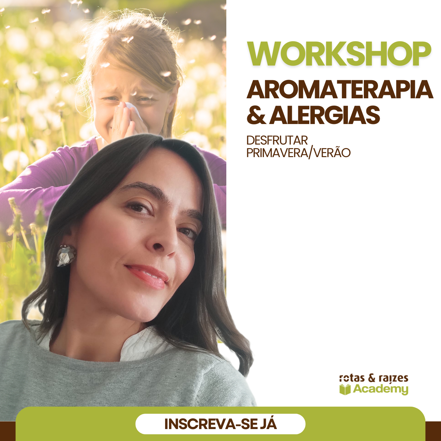 Workshop – Aromaterapia & Alergias