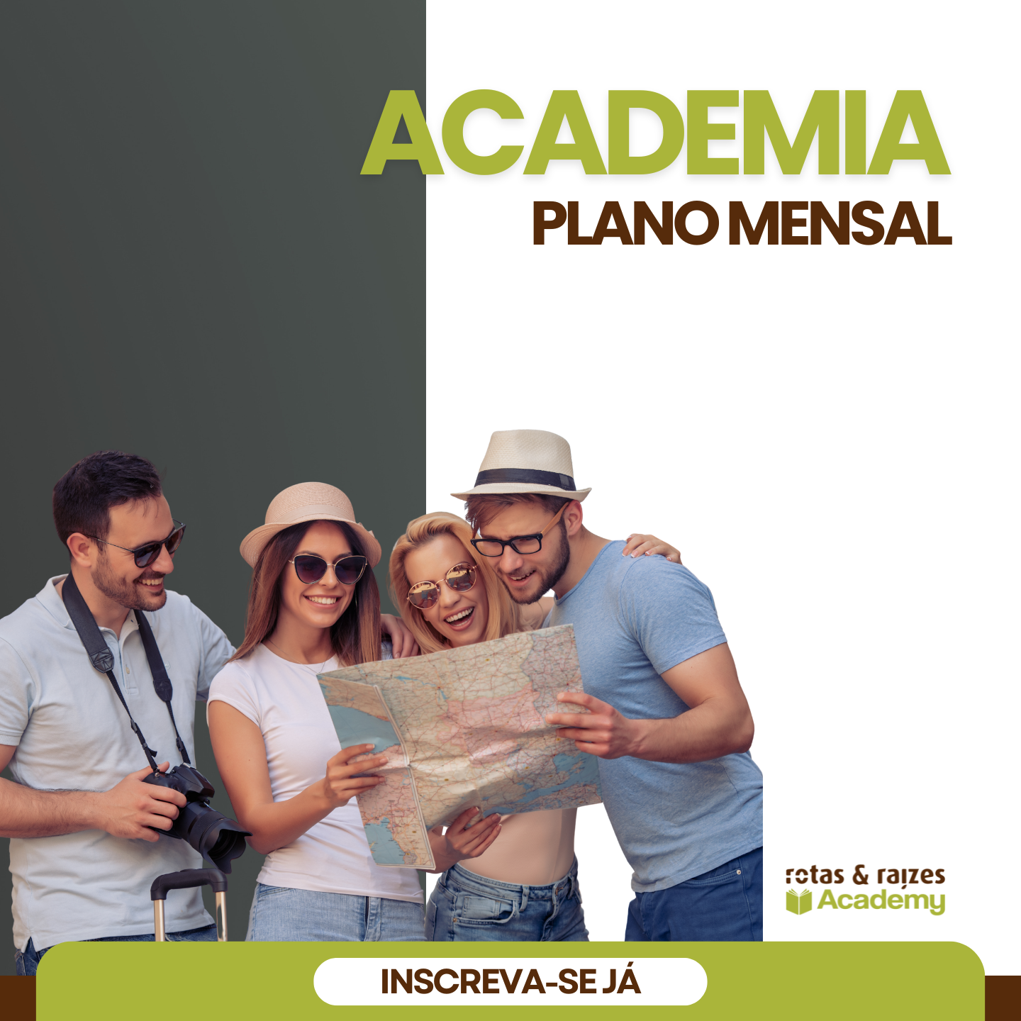 Academia +Turismo Plano Mensal