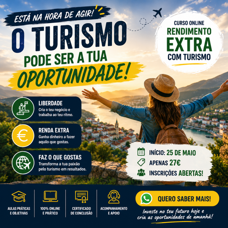 🌍💰 Queres criar rendimento extra com turismo?